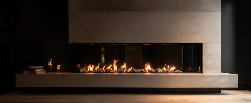 Gas Fireplace Ember Bed Design Services in La Palma, California