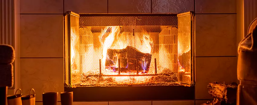 Mendota Hearth Landscape Fireplace Installation in La Palma, California