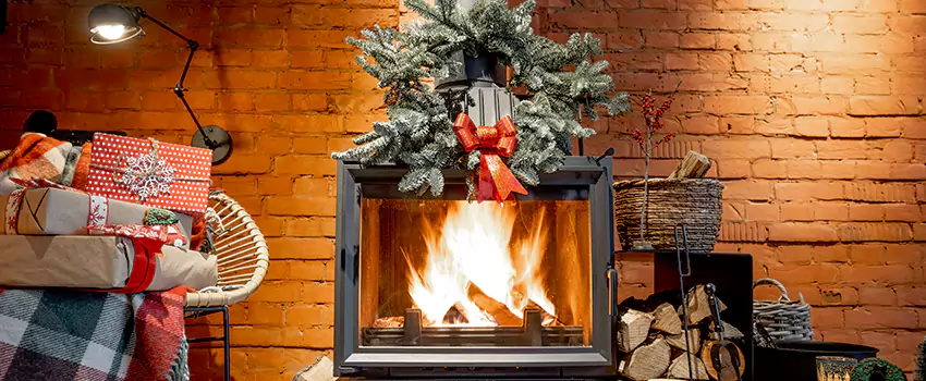 Travis Industries Linear Gas Fireplace Installation in La Palma, California