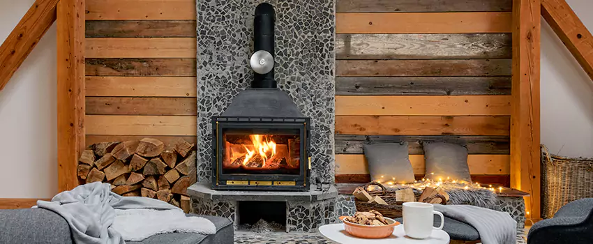 Thelin Hearth Products Direct Vent Gas Stove Fireplace Inspection in La Palma, California